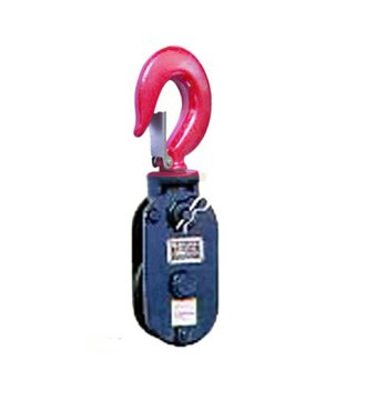 YJ185 H410 Heavy duty snatchblock with hook