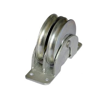 YJ203 Mounted double pulleys
