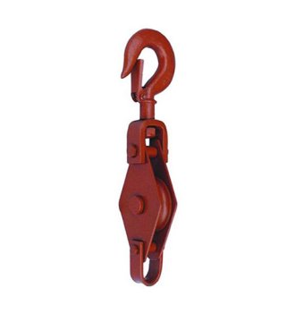 YJ071 British type block single sheave with hook
