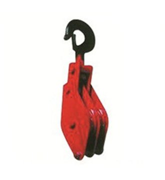 YJ089 7612 Pulley blockdouble sheave with hook