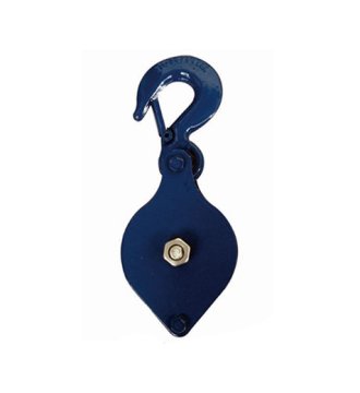 YJ161 Blue steel snatch blockwith loose hook
